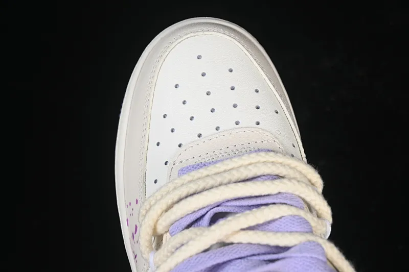 All categories Nk Air Force 1 Air Force series Nk Air Force 1 Low Air Force low-top Nike Air Force 1'07 Low "Confession" Hand-painted graffiti Purple pink confession Air Force 1 low-top casual sneakers BD7701-220